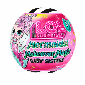 Кукла-русалка LOL Surprise! серия Mermaids! Makeover Magic Baby Sisters