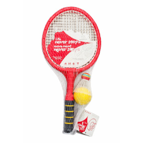 Set de joacă pentru badminton și tenis, roșu