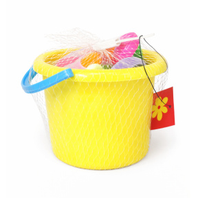 Set de nisip cu găletușă, galben