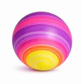 Minge din cauciuc 9", roz-violet