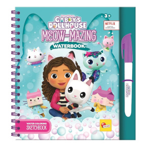 Set creativ Sketchbook Gabbys dollhouse Meow-mazing waterbook