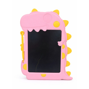 Tabletă LCD pentru desen „Dinozaur”, 8,5", roz