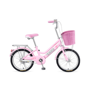 Bicicletă pentru copii cu două roți, 16 inci, roz