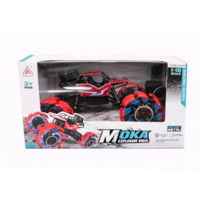 Mașină Rock Crawler Explosion Wheel 1:18 cu telecomanda, roșie