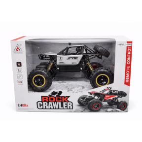 Mașină Rock Crawler 1:16 cu telecomanda, metalică, argintie