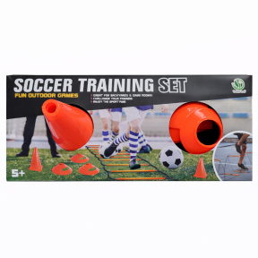 Футбольный тренажер с препятствиями и мячом