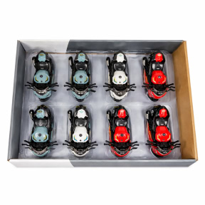 Motocicleta Police inertia, lumina, asortate