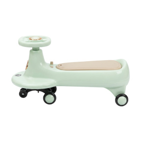 Толокар 4хколесный с рулем, зеленый