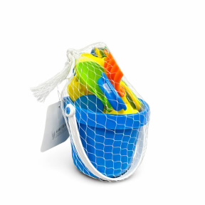 Set pentru nisip cu galeata albastra