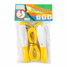 Coarda de sărit cu contor, galben