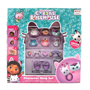 Set de inele cu personaje RMS, GABBYS DOLLHOUSE