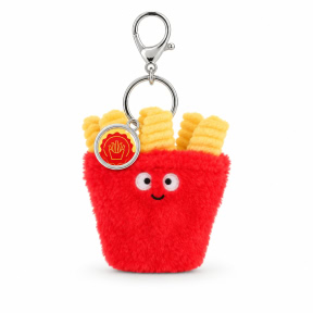 Jucarie moale breloc KeelToys, Snack-uri, Cartofi prajiti