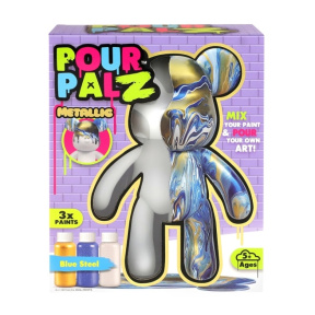 Ursuleț de colorat – Strălucire albastră Pour Palz