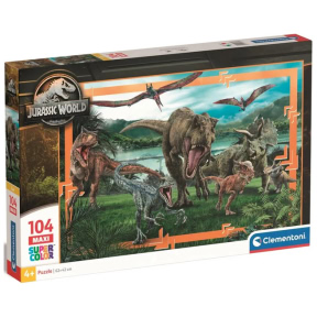 Jurassic World, 104 MAXI элемента, Clementoni