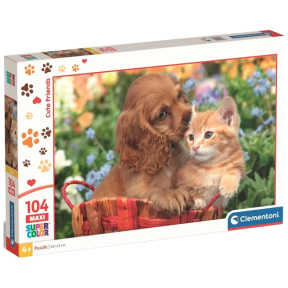Noli Cute Friends, 104 MAXI элементов, Clementoni