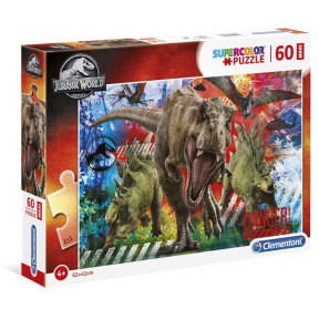 Jurassic World, 60 MAXI piese, Clementoni