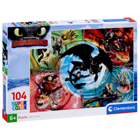 Dragon Trainer 2025, 104 элемента, Clementoni