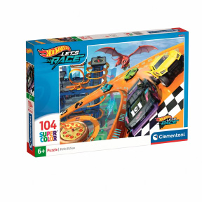 Hotwheels, 104 piese, Clementoni