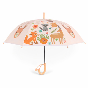 Umbrelă pentru copii cu animale, bej