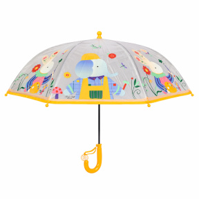 Umbrelă pentru copii cu iepurași și elefanți