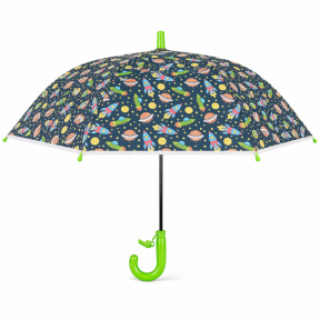 Umbrelă pentru copii neagră, cu rachete