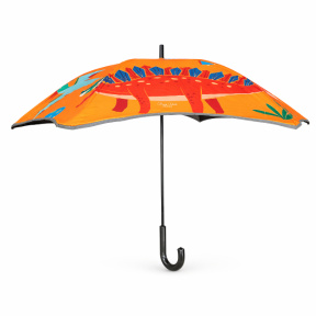 Umbrelă pentru copii cu dinozauri, galbenă