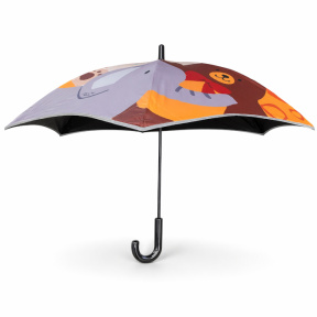 Umbrelă pentru copii cu animale, bej