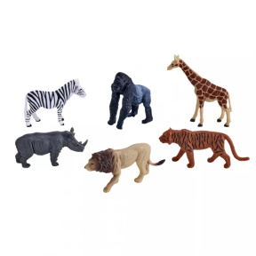 Mini set de joacă Animale sălbatice, 6 buc. în sortiment