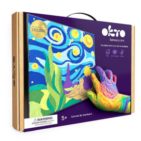 Tablou cu plastilină ușoară Okto, 29×29 сm, Micul prinț noapte
