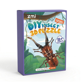 Puzzle 3D „Insectă” – Gândac cerb, 76 de piese