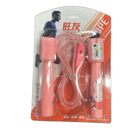 Coarda de sarit luminoasa, cu contor, roz