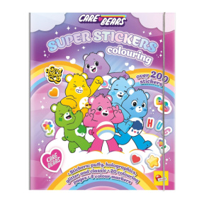 Set creativ caiet de schițe Care Bears Super stickers