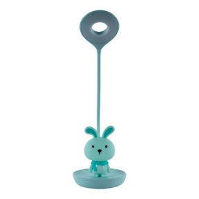 Lampa de birou KITE LED cu acumulator Bunny, verde
