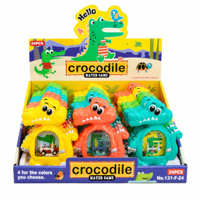 Joc cu apă "Crocodil", 24 buc., asortate
