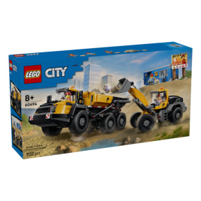 Конструктор LEGO City Самосвал и фронтальный погрузчик