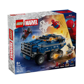 Constructor LEGO Marvel Spider-Man urmărește o dubă de închisoare