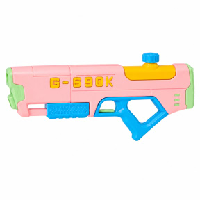 Pistol cu apa cu 2 duze, roz