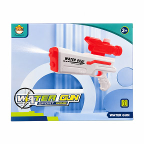 Pistol cu apa electric,  alb-rosu