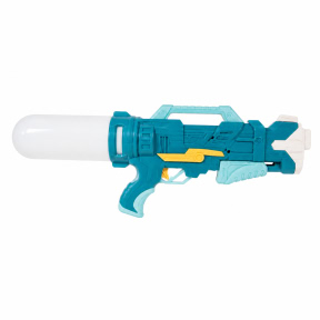 Pistol cu apa pneumatic, cu rezervor, albastru