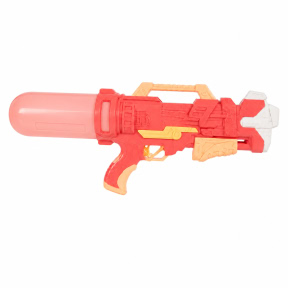 Pistol cu apa pneumatic, cu rezervor, rosu