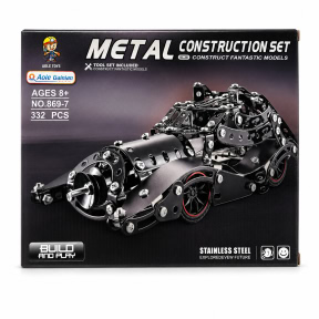 Конструктор металический "Авто", 332 деталей