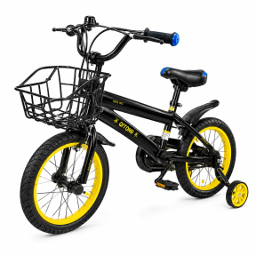 Bicicleta cu 4 roti, galbena