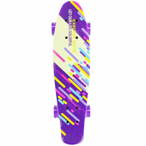 Penny board cu lumina, Colourful Lines