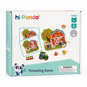Игра-шнуровка Tooky Toy Ферма