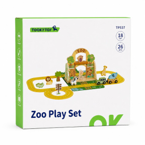 Игровой набор из фетра Tooky Toy «Зоопарк»