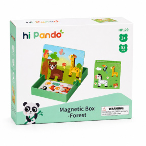 Set de joacă magnetic Tooky Toy Pădure