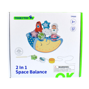 Joc de echilibru spațial Tooky Toy 2 în 1