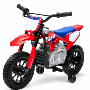 Электромотоцикл детский, 12V7AHx1,35Wx1 красный