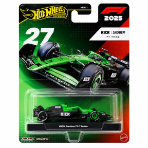 Машинка Hot Wheels Premium Formula1 Kick Sauber