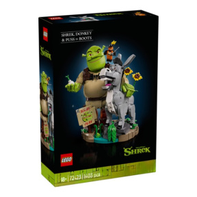 Constructor LEGO Shrek: Shrek, Măgarul și Motanul încălțat